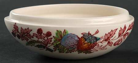 Fruit Basket Red Multicolor 4" Egg Box No Lid