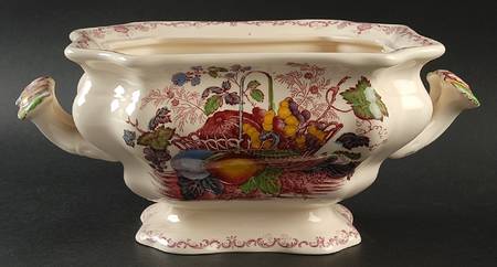 Fruit Basket Red Multicolor Small Bedford Tureen No Lid