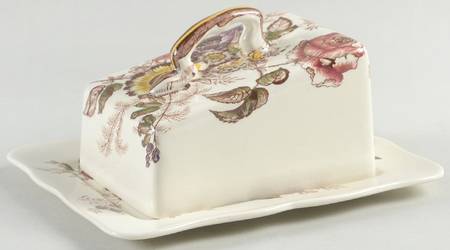 Friarswood Cheese Dish with Lid (Wedge)