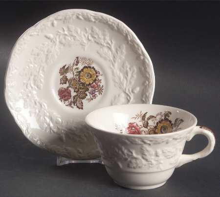 Friarswood Flat Cup & Saucer Set