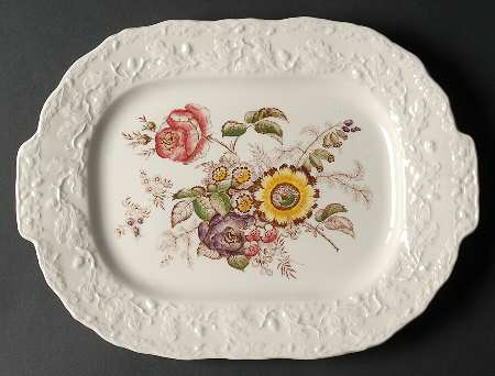 Friarswood 12" Oval Serving Platter