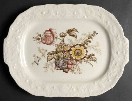 Friarswood 14" Oval Serving Platter