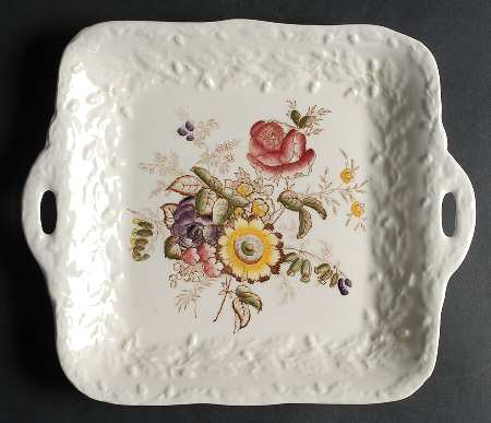 Friarswood Square Handled Cake Plate