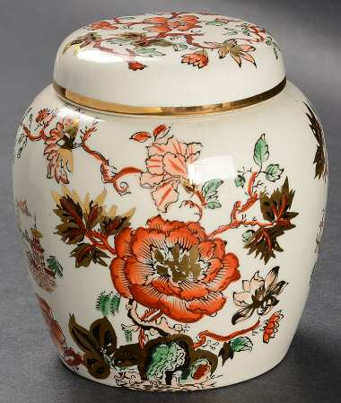 Golden Azalea Small Ginger Jar & Lid