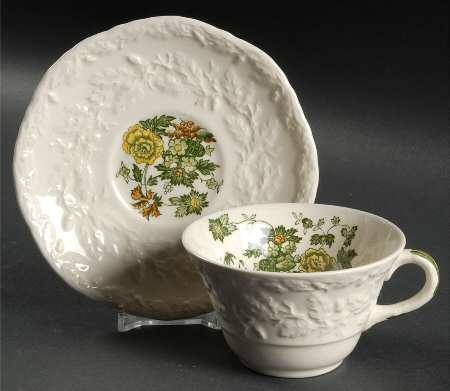 Henley Flat Cup & Saucer Set
