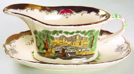 Leeds Gravy Boat & Underplate