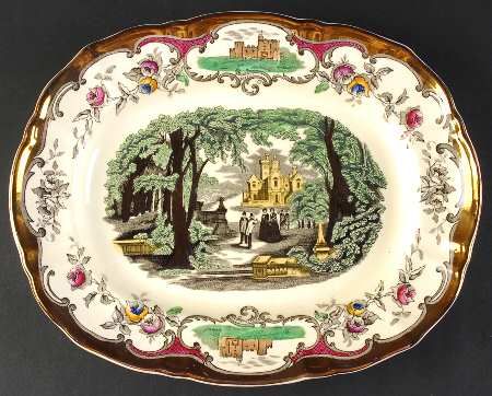 Leeds 13" Oval Serving Platter
