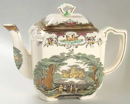 Leeds Fan Teapot & Lid