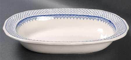 Louise 10" Oval Vegetable Bowl