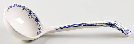 Manchu Blue Tureen Ladle