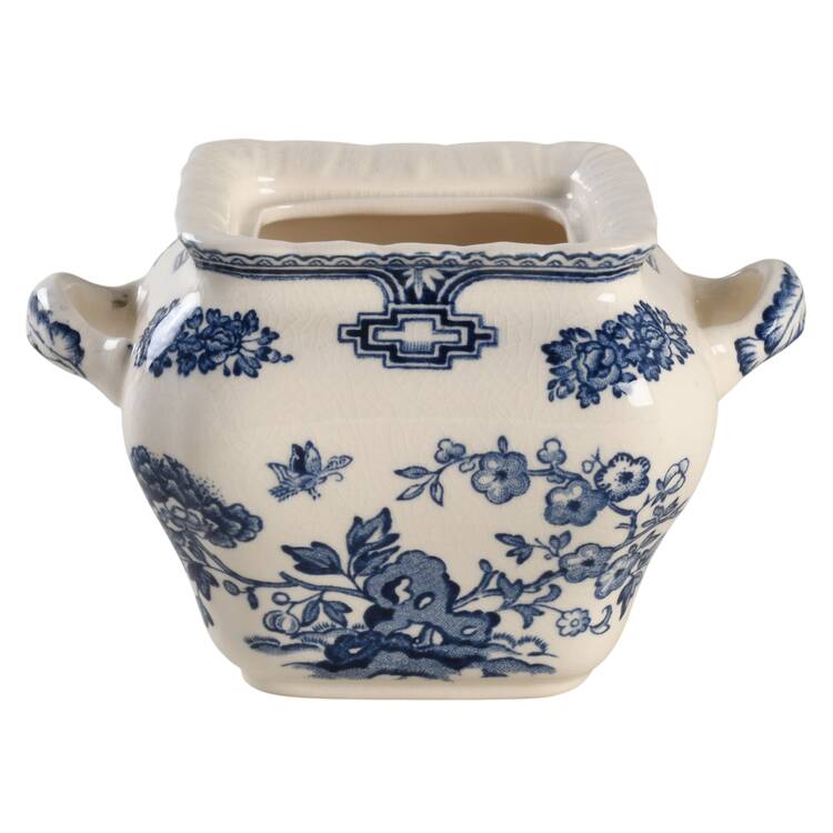 Manchu Blue Sugar Bowl No Lid