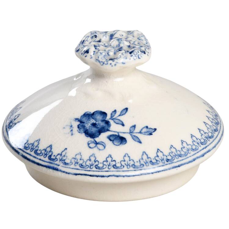 Manchu Blue Lid for Sugar Bowl