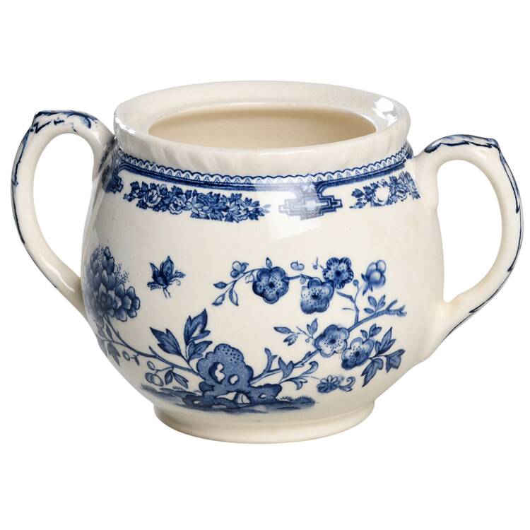 Manchu Blue Sugar Bowl No Lid