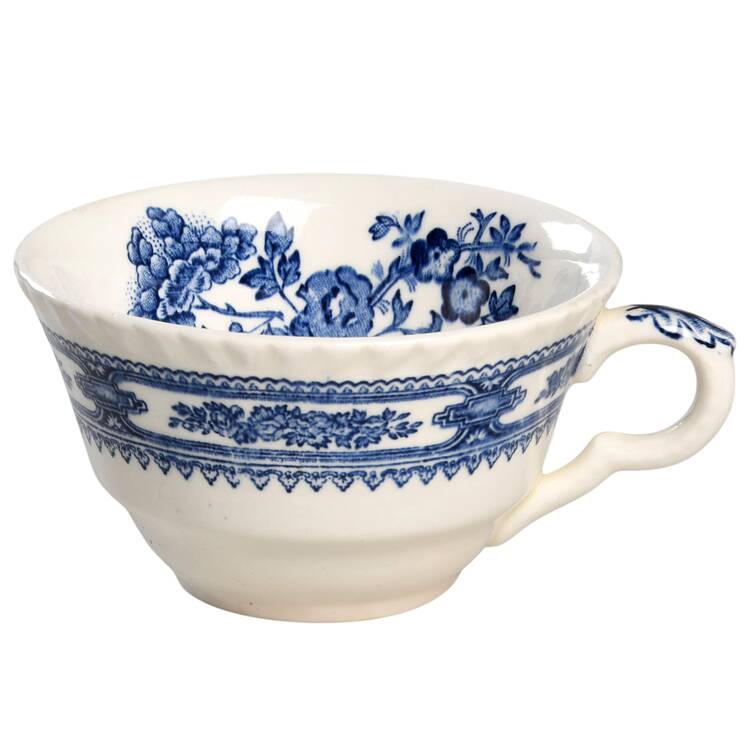 Manchu Blue Flat Cup