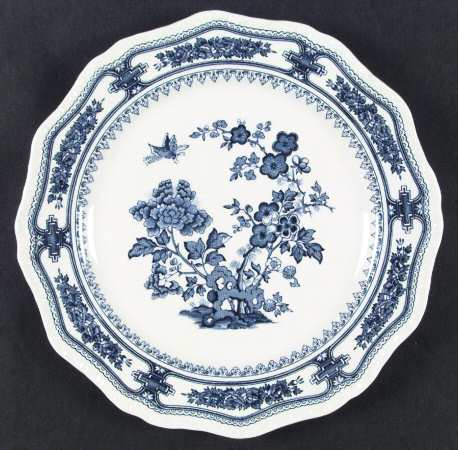 Manchu Blue Dinner Plate