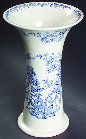 Manchu Blue 8" Flared Vase