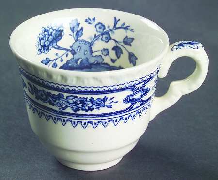 Manchu Blue Flat Demitasse Cup