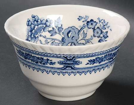 Manchu Blue Mini Rice/Open Sugar Bowl