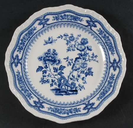 Manchu Blue Luncheon Plate