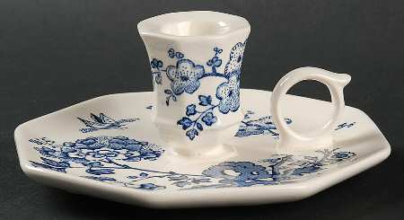 Manchu Blue Candleholder