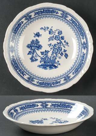 Manchu Blue Coupe Soup Bowl