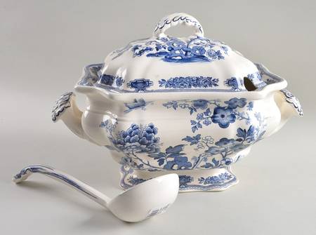 Manchu Blue Tureen &  Lid