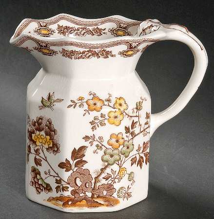 Manchu Brown Multicolor 32 Oz Fenton Jug