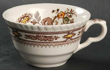 Manchu Brown Multicolor Flat Cup