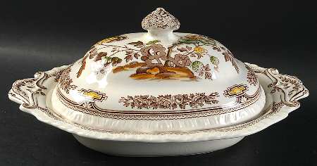Manchu Brown Multicolor Oval Covered Vegetable
