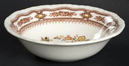 Manchu Brown Multicolor Coupe Cereal Bowl