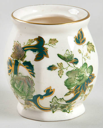 Mandalay Chartreuse (Gold Accent & Trim) Mustard Jar No Lid