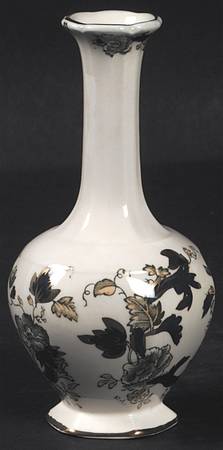 Mandalay Chartreuse (Gold Accent & Trim) Bud Vase