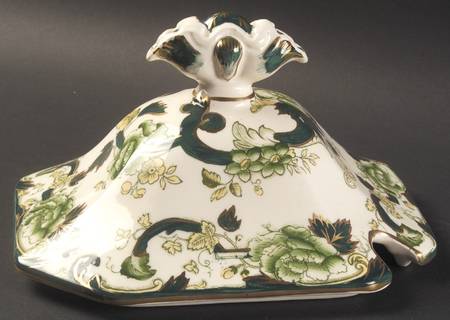 Mandalay Chartreuse (Gold Accent & Trim) Lid for Tureen