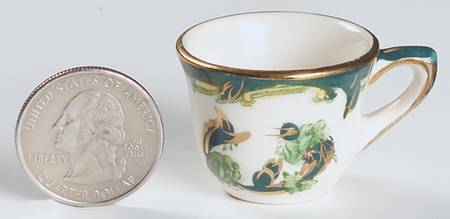 Mandalay Chartreuse (Gold Accent & Trim) Miniature Cup Only
