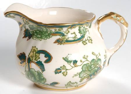 Mandalay Chartreuse (Gold Accent & Trim) Mini Creamer