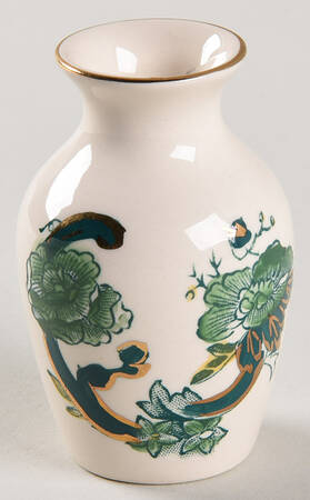 Mandalay Chartreuse (Gold Accent & Trim) 2" Mini Bud Vase