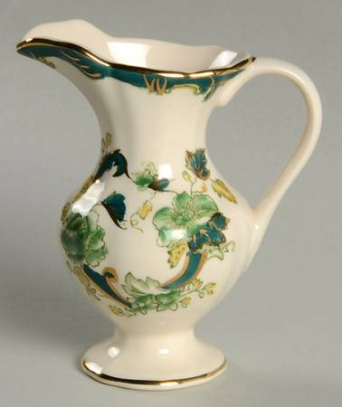 Mandalay Chartreuse (Gold Accent & Trim) Small Jug