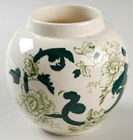 Mandalay-Chartreuse (No Trim) Small Prunus Jar No Lid