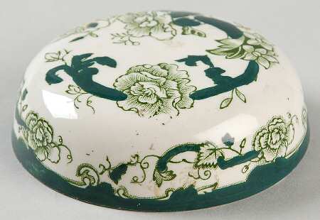 Mandalay-Chartreuse (No Trim) Lid for Small Prunus Jar
