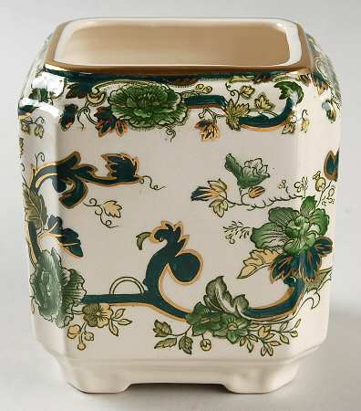Mandalay Chartreuse (Gold Accent & Trim) Fan Jar No Lid