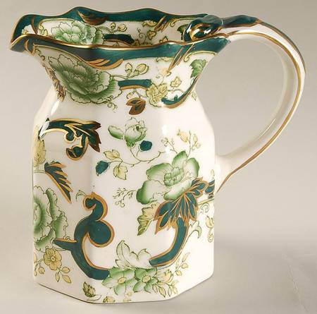 Mandalay Chartreuse (Gold Accent & Trim) 12 Oz Fenton Jug