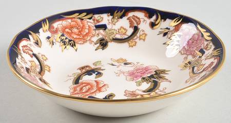 Mandalay Blue Multicolor Fruit/Dessert (Sauce) Bowl