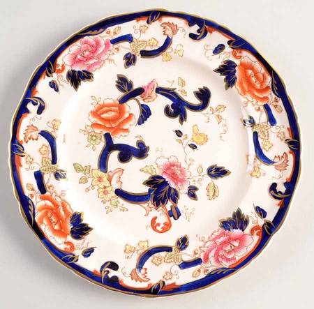 Mandalay Blue Multicolor Dinner Plate