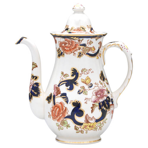 Mandalay Blue Multicolor Coffee Pot & Lid