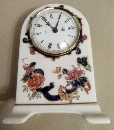 Mandalay Blue Multicolor Small Desk Clock