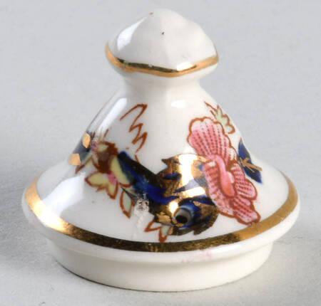Mandalay Blue Multicolor Lid for Miniature Teapot