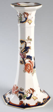 Mandalay Blue Multicolor 8" Tall Candlestick