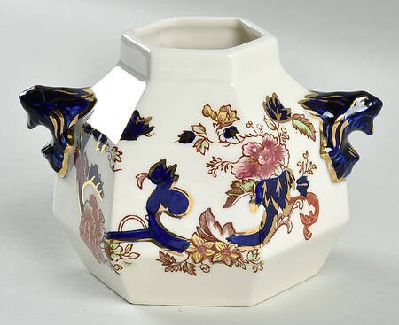Mandalay Blue Multicolor Hydra Covered Box No Lid