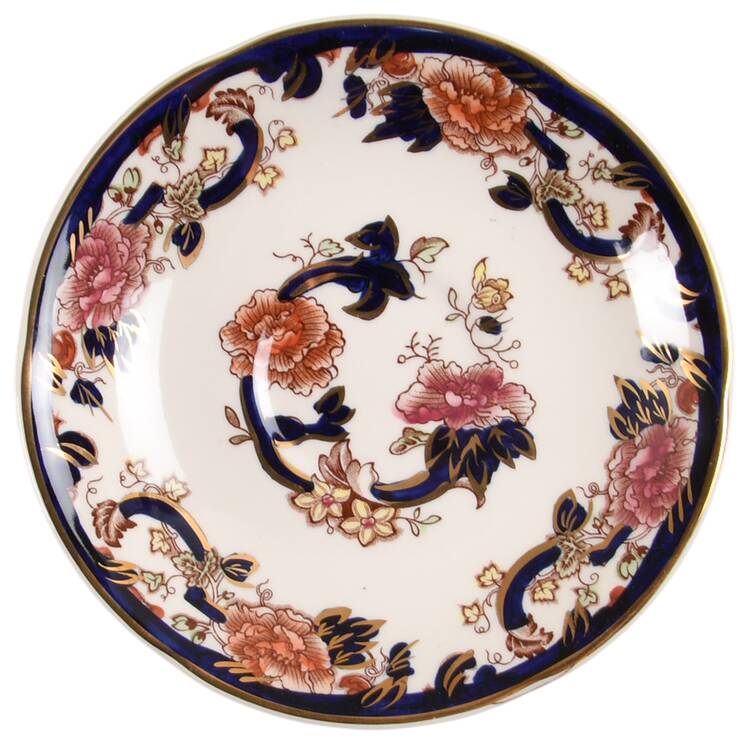 Mandalay Blue Multicolor Saucer for Flat Cup