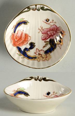 Mandalay Blue Multicolor Miniature Shell Shaped Dish